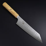 Show Damascus Kiritsuke Santoku